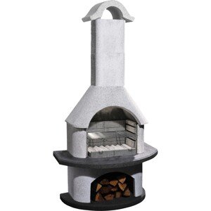 Buschbeck Záhradný grilovací krb Verona, 110 x 65 x 210 cm