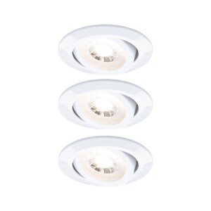 Paulmann LED vstavaný reflektor biely matný 6 W 450 lm 3000 K pr. 82 x 29 mm