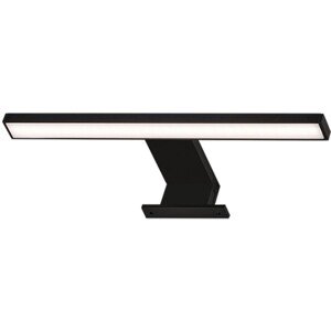 Brilo Zrkadlové LED svietidlo Dun, 5 W, čierne, 3,6 x 30 x 10,3 cm