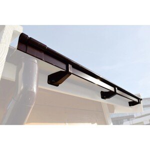 Weka Súprava odkvapov veľ. 3 pre ploché a pultové strechy do 4 m, hnedá, plast