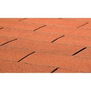 Weka Bitúmenové strešné šindle obdĺžnikové, červená, 3 m2