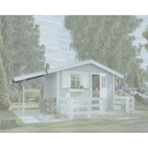 Weka Pultová strecha pre domčeky s hr. steny 19 a 21 mm, biela, 86 x 200 cm