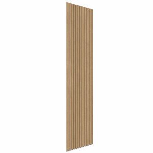 Denpanels Akustický panel WOOD Dub prírodná MDF čierna plsť 240 x 60 x 2 cm