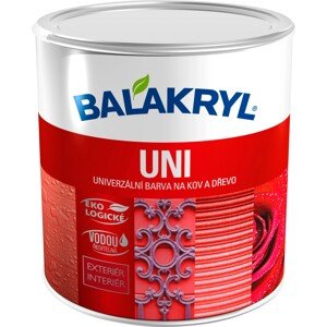 BALAKRYL Univerzálna farba na kov a drevo UNI LESK 0245 tmavo hnedá 0,7 kg