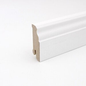 Dölken Profiles Soklová lišta White&Black Stil, biela, 240 x 6 x 1,8 cm