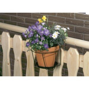 OBI Držiak kvetináča s hákmi, pr. 18 cm antracitový