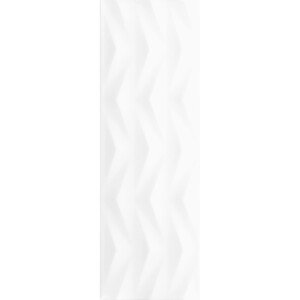 Ceramika Color Dekoratívny obklad Axis White, 25 x 75 cm