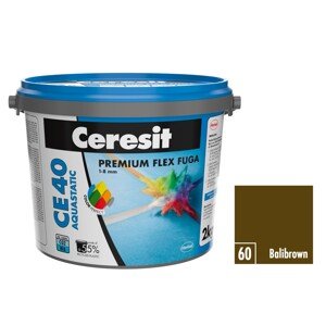 Ceresit Flexibilná škárovacia hmota CE 40 Aquastatic Balibrown 60, 2 kg