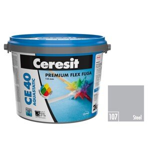 Ceresit Flexibilná škárovacia hmota CE 40 Aquastatic Steel 107, 2 kg