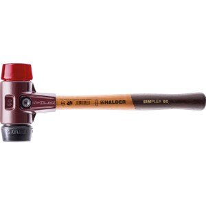 Halder Kladivo Simplex, guma/plast/temperovaná liatina, pr. 40 mm