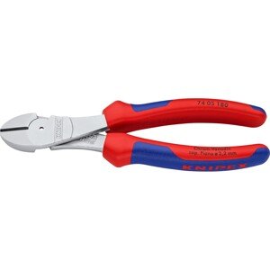 Knipex Silové bočné štiepacie kliešte, chrómované, viaczložkové návleky, 180 mm