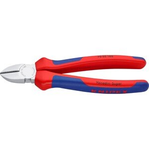 Knipex Bočné štiepacie kliešte, chrómované, viaczložkové návleky, 180 mm