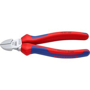 Knipex Bočné štiepacie kliešte, chrómované, viaczložkové návleky, 160 mm