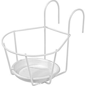 OBI Závesný držiak kvetináča priemer 18 cm biely