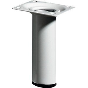 Hettich Nábytková noha guľatá pr. 30 x 100 mm biela