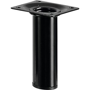 Hettich Nábytková noha guľatá, čierna, pr. 30 x 100 mm