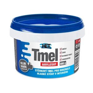 HET Akrylátový stierkový tmel 0,8 kg