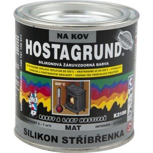 Hostagrund Silikónová striebrenka na kov do 500 °C K2100, 350 g