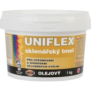 Barvy a Laky Olejový sklenársky tmel Uniflex pretierateľný 1 kg