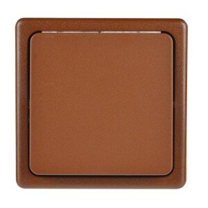 SEZ Striedavý prepínač r. 6 Štandard, 10 A - 250 V, škoricový