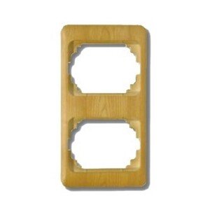 SEZ Dvojnásobný rámček Lyra, zvislý, svetlé drevo