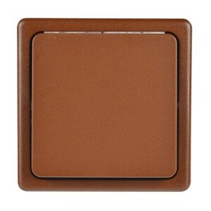 SEZ Krížový prepínač r. 7 Standard, 10 A - 250 V, škoricový