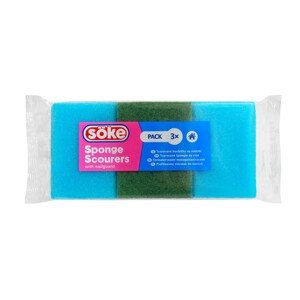 Söke Tvarovaná huba 3 ks