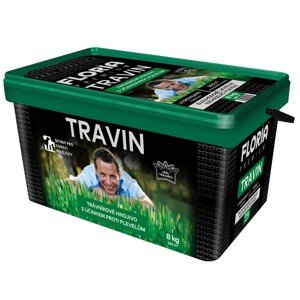 FLORIA Trávnikové hnojivo s účinkom proti burine TRAVIN 8 kg
