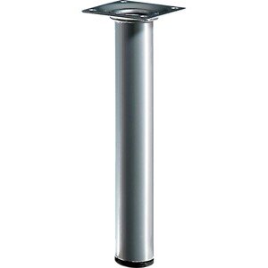 Hettich Nábytková noha guľatá pr. 30 mm x 200 mm, hliníková