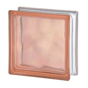 Seves Glass Blocks Luxfera PINK 1919/8 WAVE
