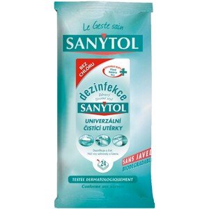 Sanytol Jednorazové dezinfekčné čistiace utierky