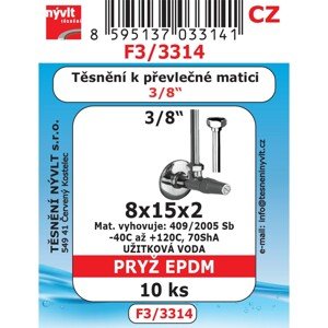 Súprava na pripojenie WC guma, 10 ks