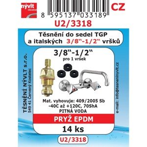 Súprava na tesnenie k batérii 3/8, 1/2 TGP, 13 ks