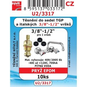 Súprava tesnení vršku batérie TGP, 10 ks