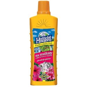 Hoštické hnojivo na muškáty a iné balkónové rastliny 500 ml
