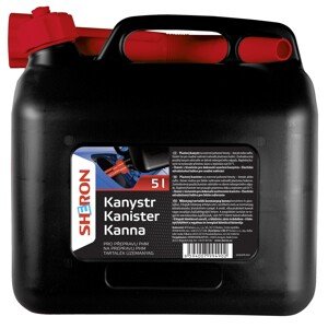 SHERON Kanister na PHM 5 l čierny