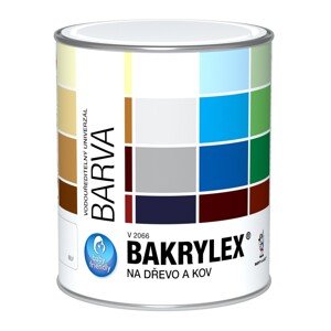 Bakrylex Farba na drevo a kov Univerzál mat V2066, 0100 biela 700 g
