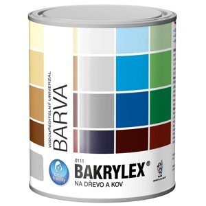 Bakrylex Farba na drevo a kov Univerzál mat V2066, 0199 čierna 700 g