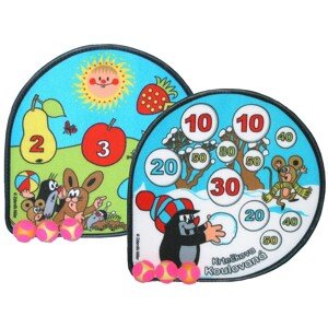 Wiky Terč motív Krtko suchý zips, rôzne druhy, 1 ks, 32 x 31 cm