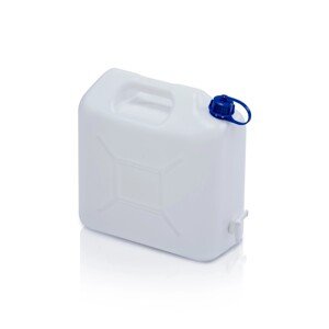 TBA Plastový kanister s kohútikom, 10 l, 27,2 x 24,2 x 38 cm