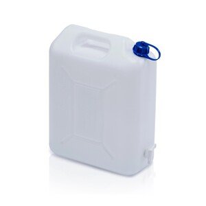 TBA Plastový kanister s kohútikom, 15 l, 35,3 x 16,5 x 35 cm
