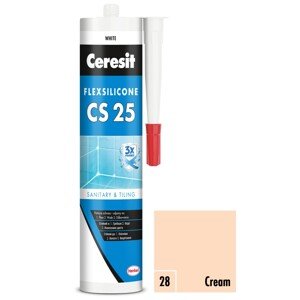 CERESIT CS 25 Sanitárny silikón 28 Cream 280 ml
