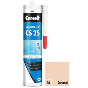CERESIT CS 25 Sanitárny silikón 46 Caramel 280 ml