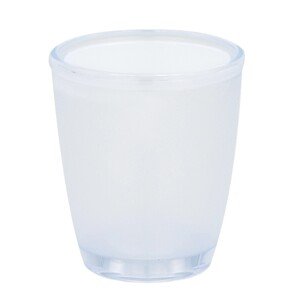 Spirella Pohár na zubné kefky Toronto plast Clear