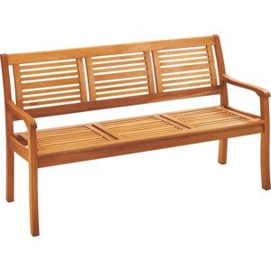 VLC Záhradná lavička Chelsea z eukalyptového dreva 89,5 x 158 x 61 cm