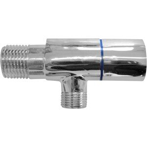 Fanski Rohový designový ventil 1/2" x 3/8" modrý