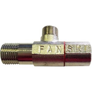 Fanski Rohový ventil 1/2" x 3/8" červený