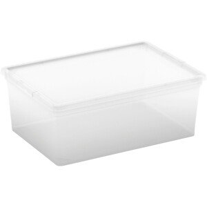 Kis Úložný box s vekom C Transparent S, 14 x 37 x 26 cm
