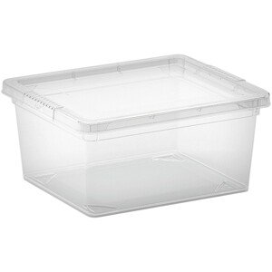 Kis Úložný box s vekom C Transparent XXS, 9,5 x 19,5 x 16,5 cm