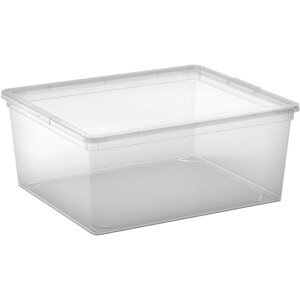 Kis Úložný box s vekom C Transparent M, 17 x 40 x 34 cm